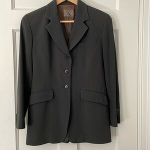 Vintage 90s Calvin Klein 100% wool blazer made in USA. Size 2